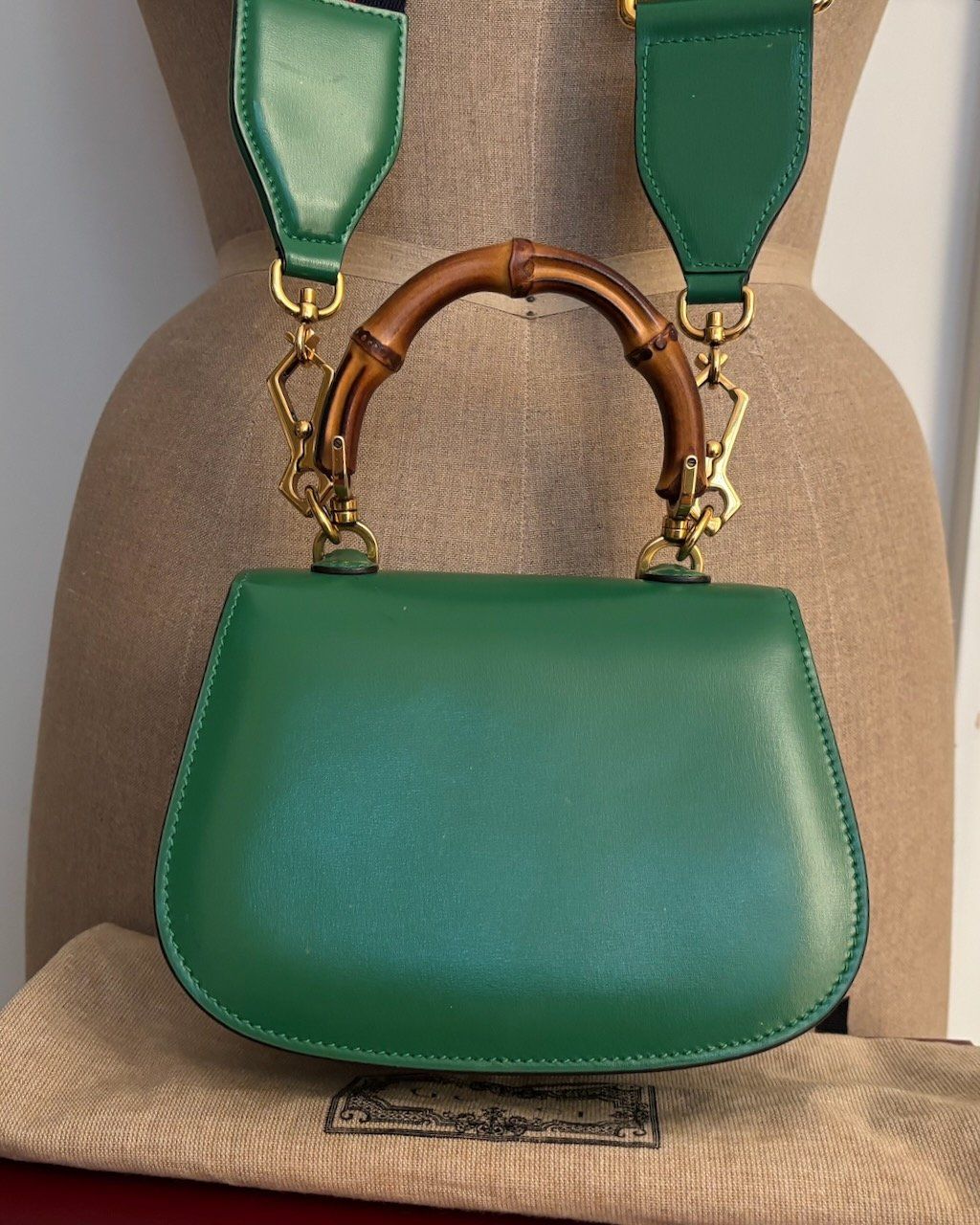Gucci Borse da donna: GUCCI Mini sac vert Bamboo 1947 – Usato da Zürich venduto da Libraco 2