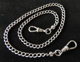Silber 800 Uhrenkette  37 cm