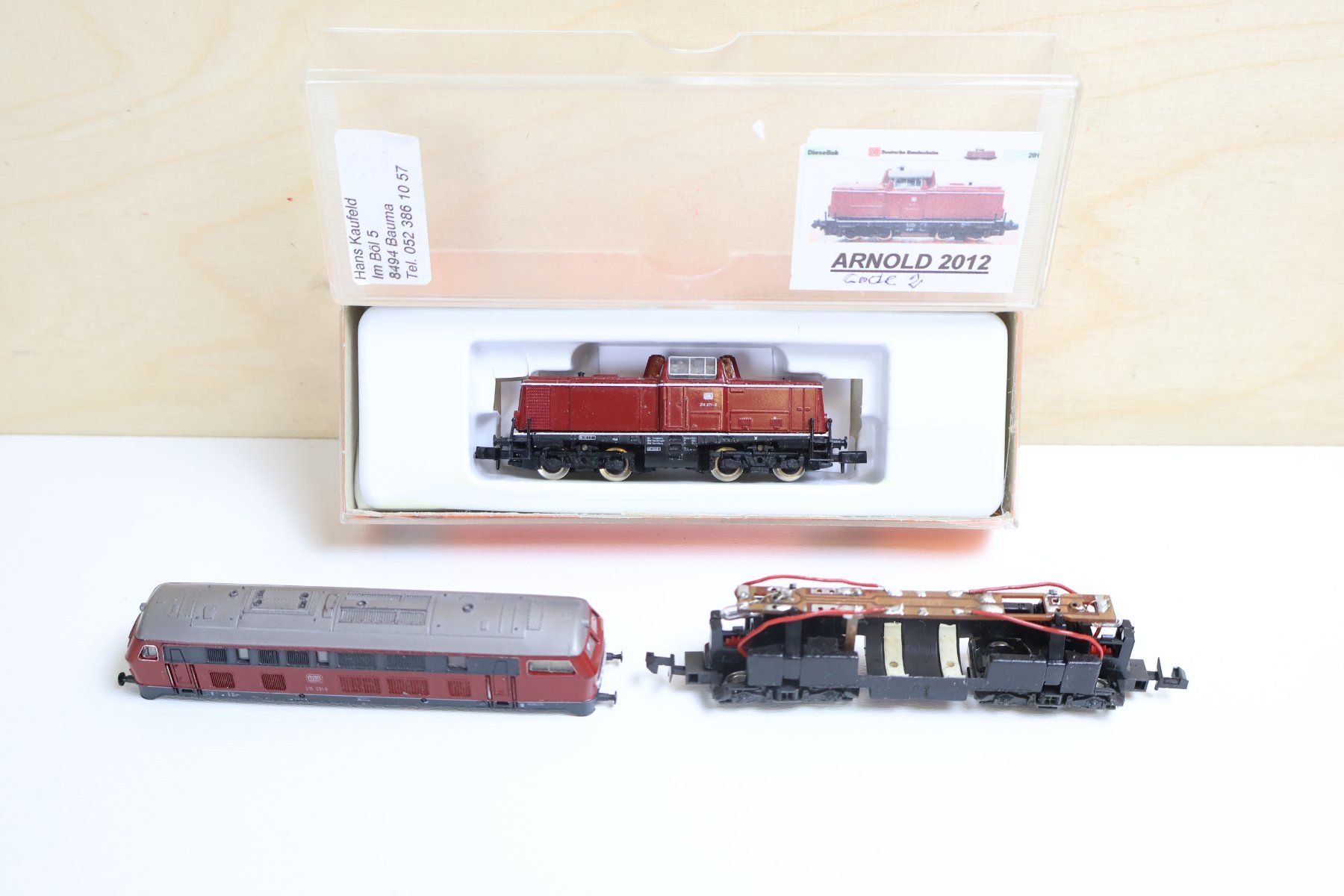 Arnold Modelleisenbahnen: 2 x Loks Spur N - Digital Spur N – Defekt aus Winterthur von Monstera 2