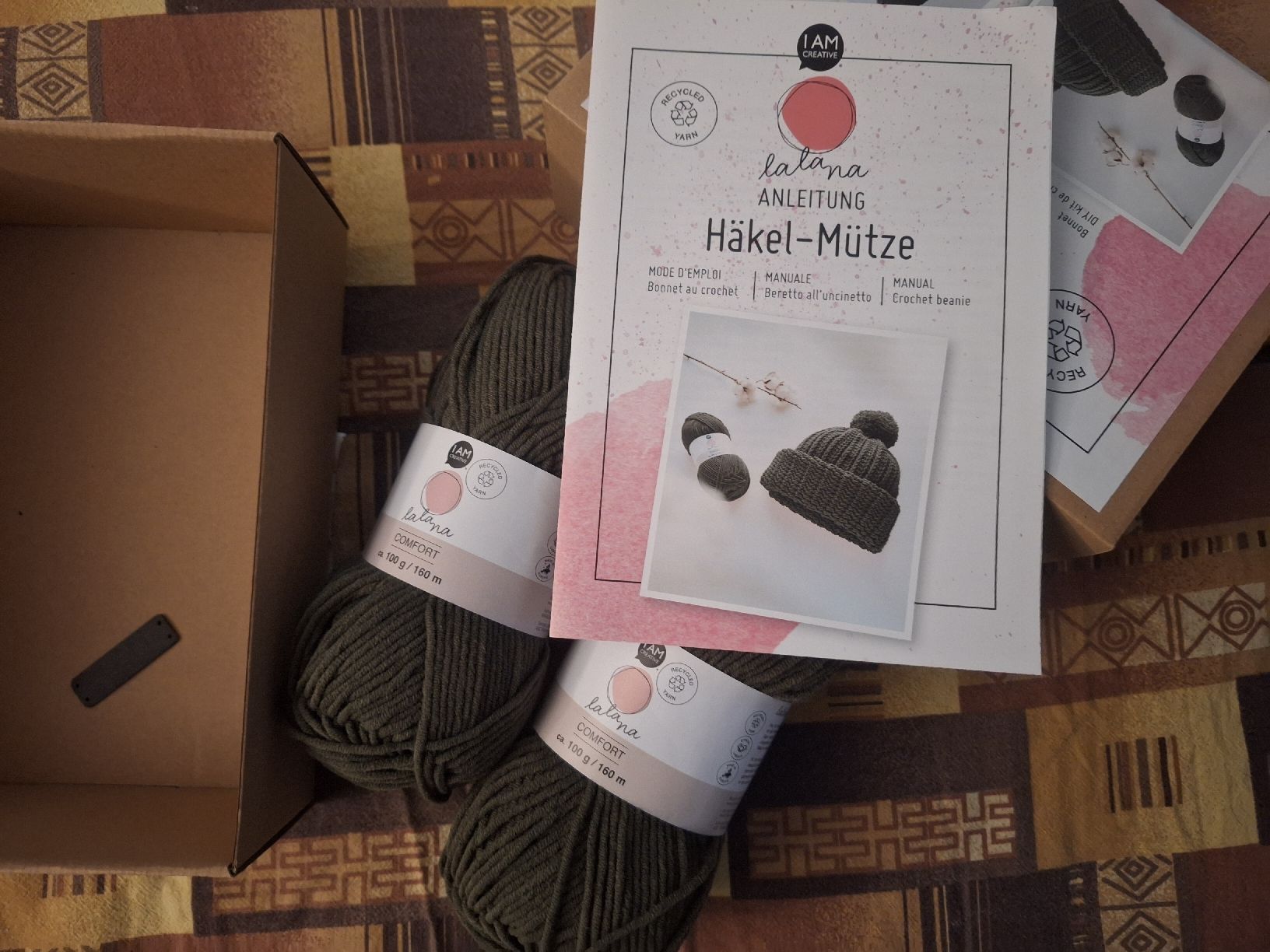 Lana: Kit DIY de crochet Bonnet – Nuovo e nell'imballaggio originale da Viganello venduto da Ul-principe-pinin 1