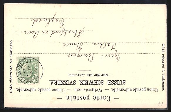 Cartoline postali: St. Gallen, Ortsansicht mit Freudenberg  – Usato da Berlin venduto da bartko-reher 1