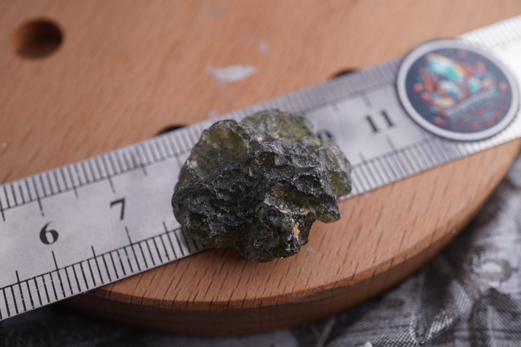 Minerali & Pietre curative: Moldavit  4.77g  27mmx 19mm   Fund direkt  2026 – Nuovo (secondo la descrizione) da Eschenbach SG venduto da topstone 4