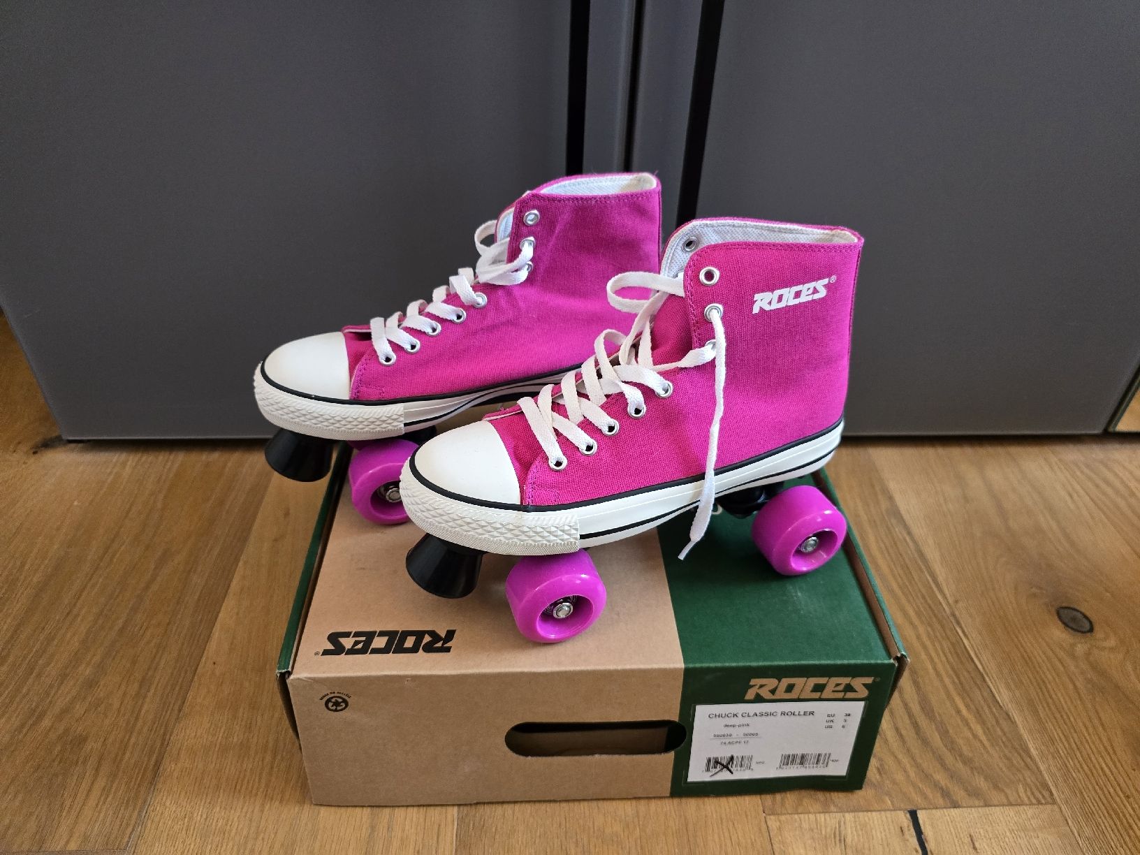 Pattini in linea & Pattini a rotelle: Roces Rollschuhe Pink Gr. 39 – Nuovo (secondo la descrizione) da Reinach BL venduto da little_sunshine