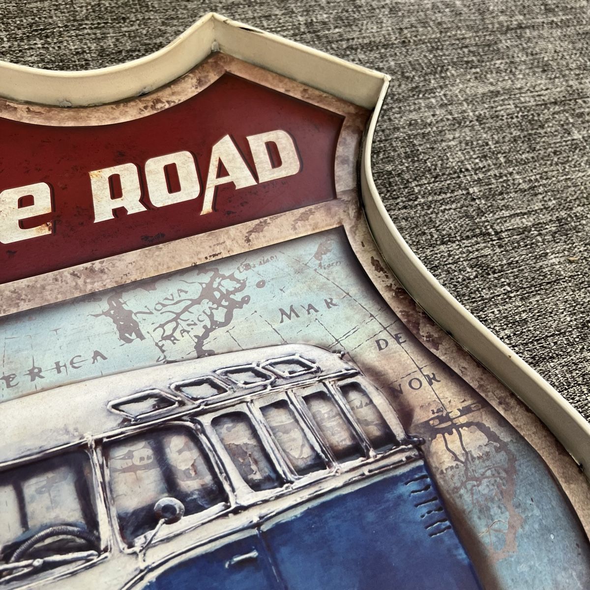 Insegne: Metal Art Schild VW Hit the Road – Nuovo (secondo la descrizione) da Schwyz venduto da rs-trend 1