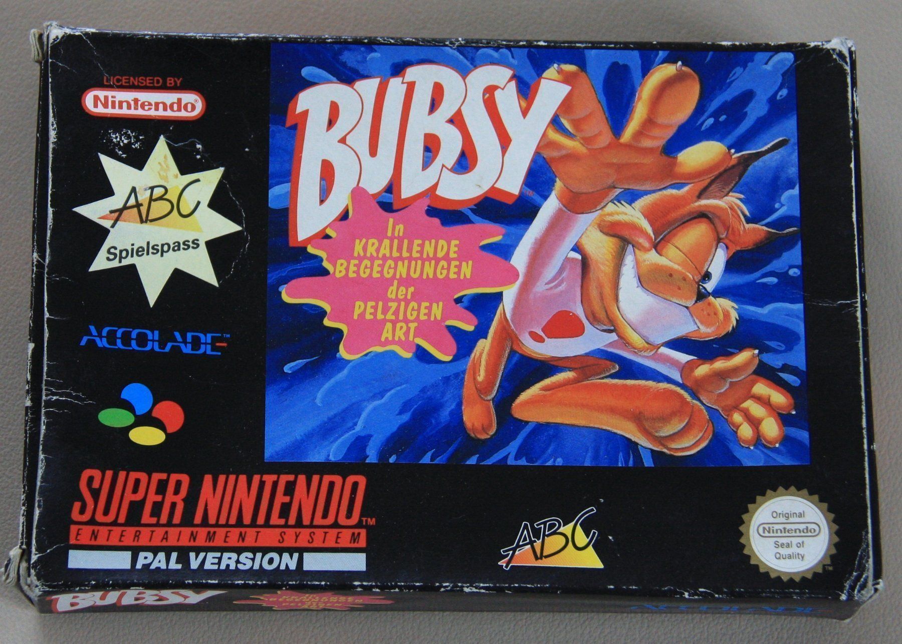 Giochi: Bubsy SNES OVP und Anleitung – Usato da Fisibach venduto da Retrogames24