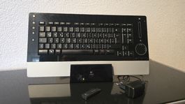 Logitech diNovo Edge – Bluetooth-Tastatur mit Ladestation