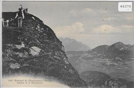 Sommet du Chamossaire vue sur Leysin et le Grammont - animee
