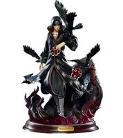 Naruto Figur Itachi Uchiha mit Raben Kunststoff neu