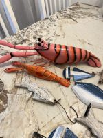 Holzdeko Fische & Hummer Sommer-Deko