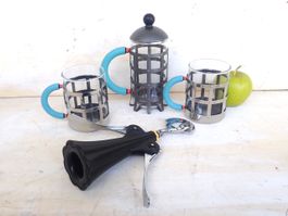 Alessi Kaffeekrug Korkenzieher Design Graves Tassen Vintage
