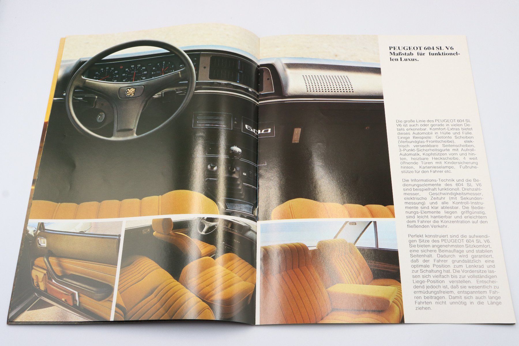Peugeot Documenti: Peugeot 604 1977 Prospekt – Usato da Bühl b.Aarberg venduto da Collectorpassions 4
