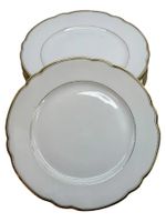 Lot de 6 assiettes Langenthal, liseré doré, années 1920