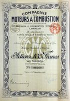 Compagnie des Moteurs à Combustion, Paris - 1928