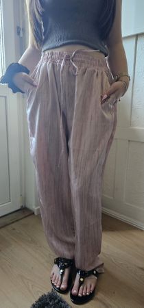 Light Pink LTrousers - Summer Comfort - Size L/Xl