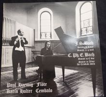 LP J.S. Bach, Paul Haemig (Flöte), Kartin Halter (Cembalo)