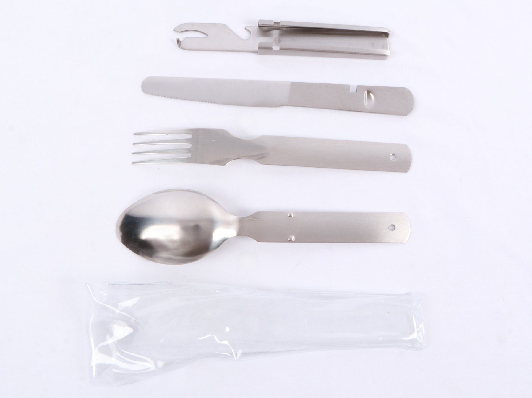 Set di posate: CAMPARCA Chromstahl Besteck 4 in 1 – Nuovo e nell'imballaggio originale da Steinen venduto da Restwert_Steinen 6
