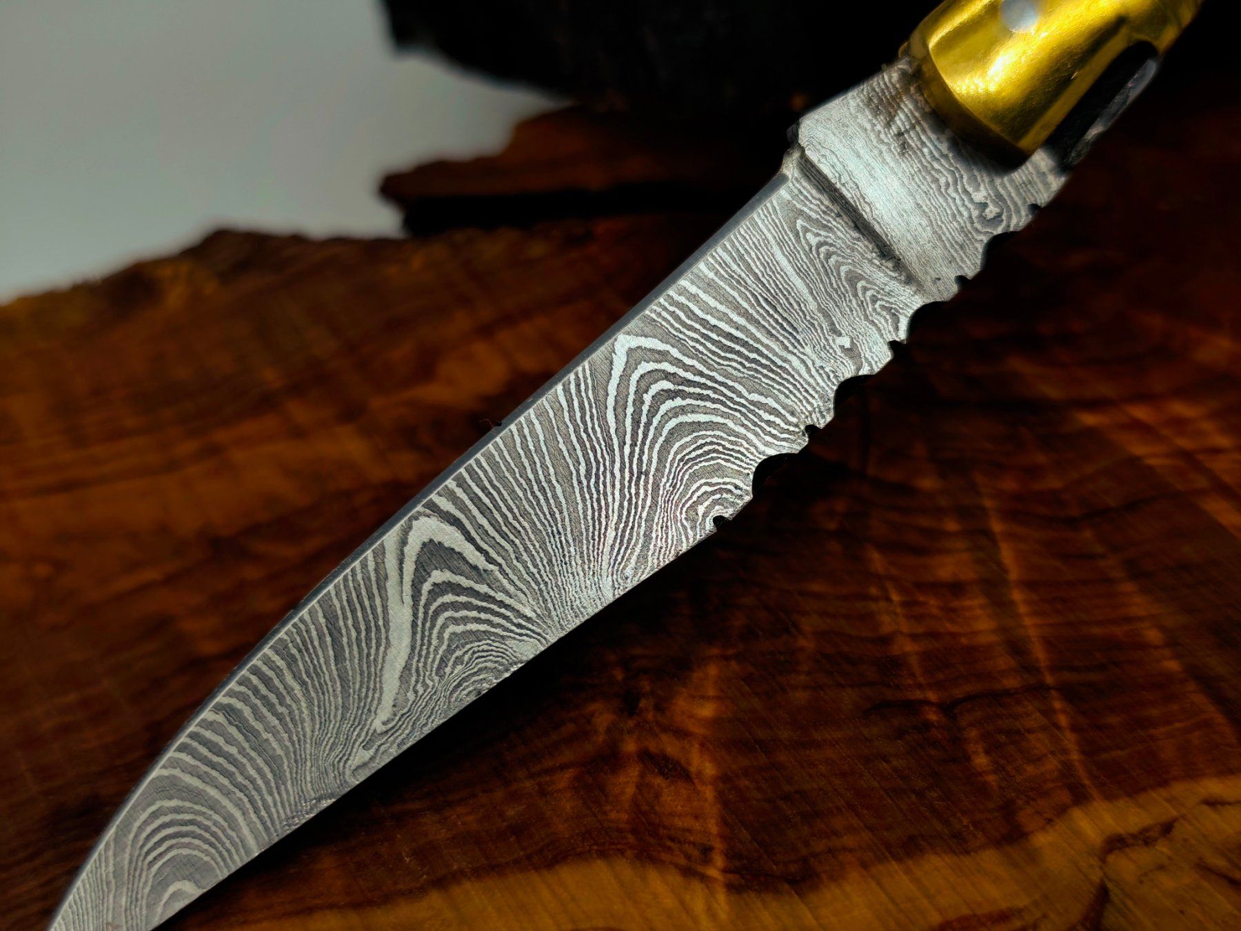 Accessori: Laguiole Damast Messer Klappmesser echtes Damastmesser – Nuovo e nell'imballaggio originale da Arlesheim venduto da Premius_1 3