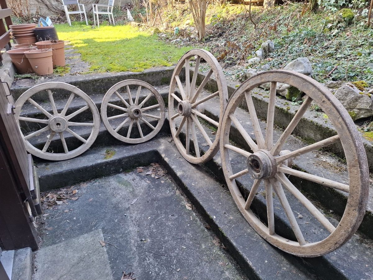 Pneumatici & Ruote complete: 4x roue de char/ Karrenräder – Usato da Rossemaison venduto da SZ_1291