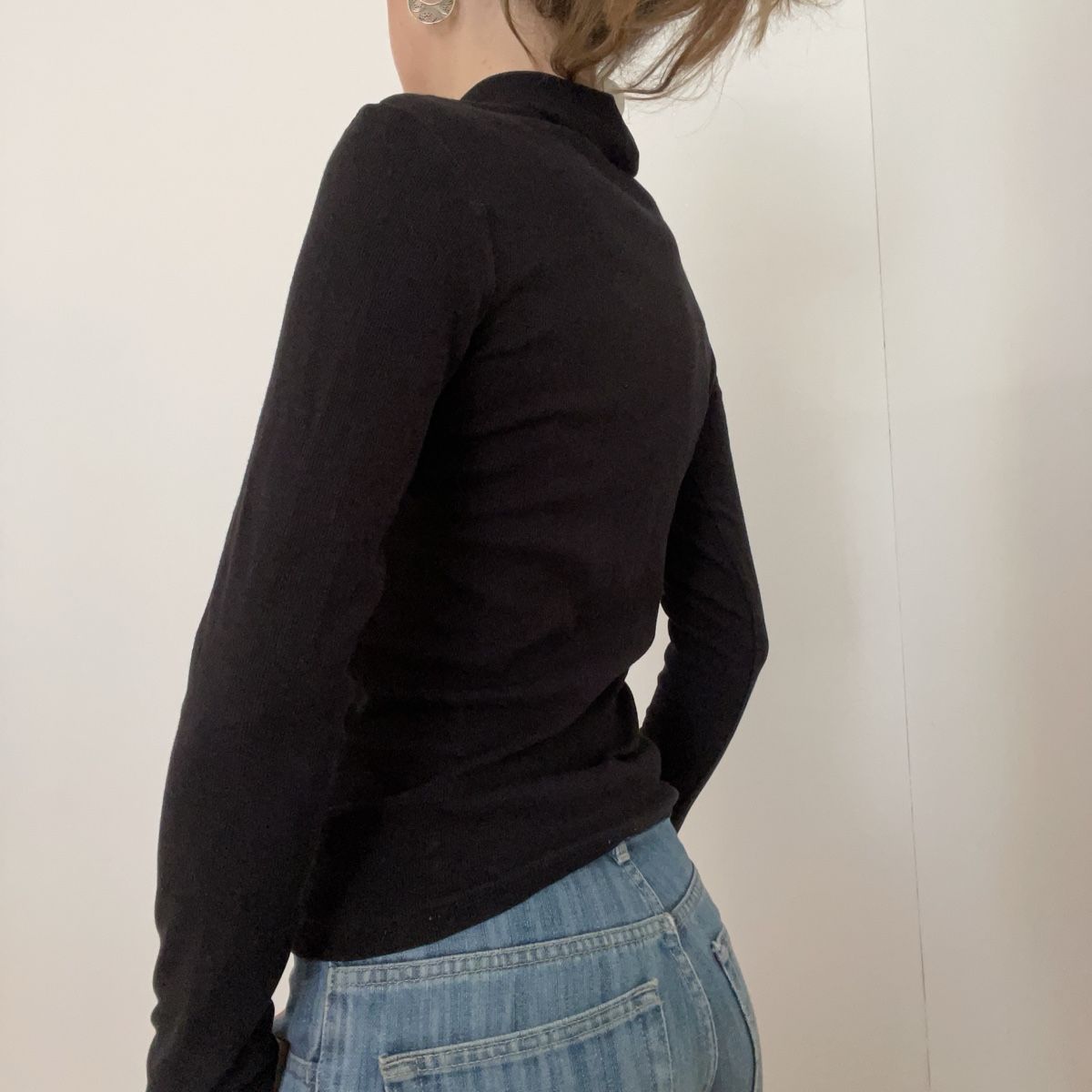 H&M Maglioni & Felpe: Schwarzer Rollkragenpullover, Grösse S – Usato da Baden venduto da Julikoo 1
