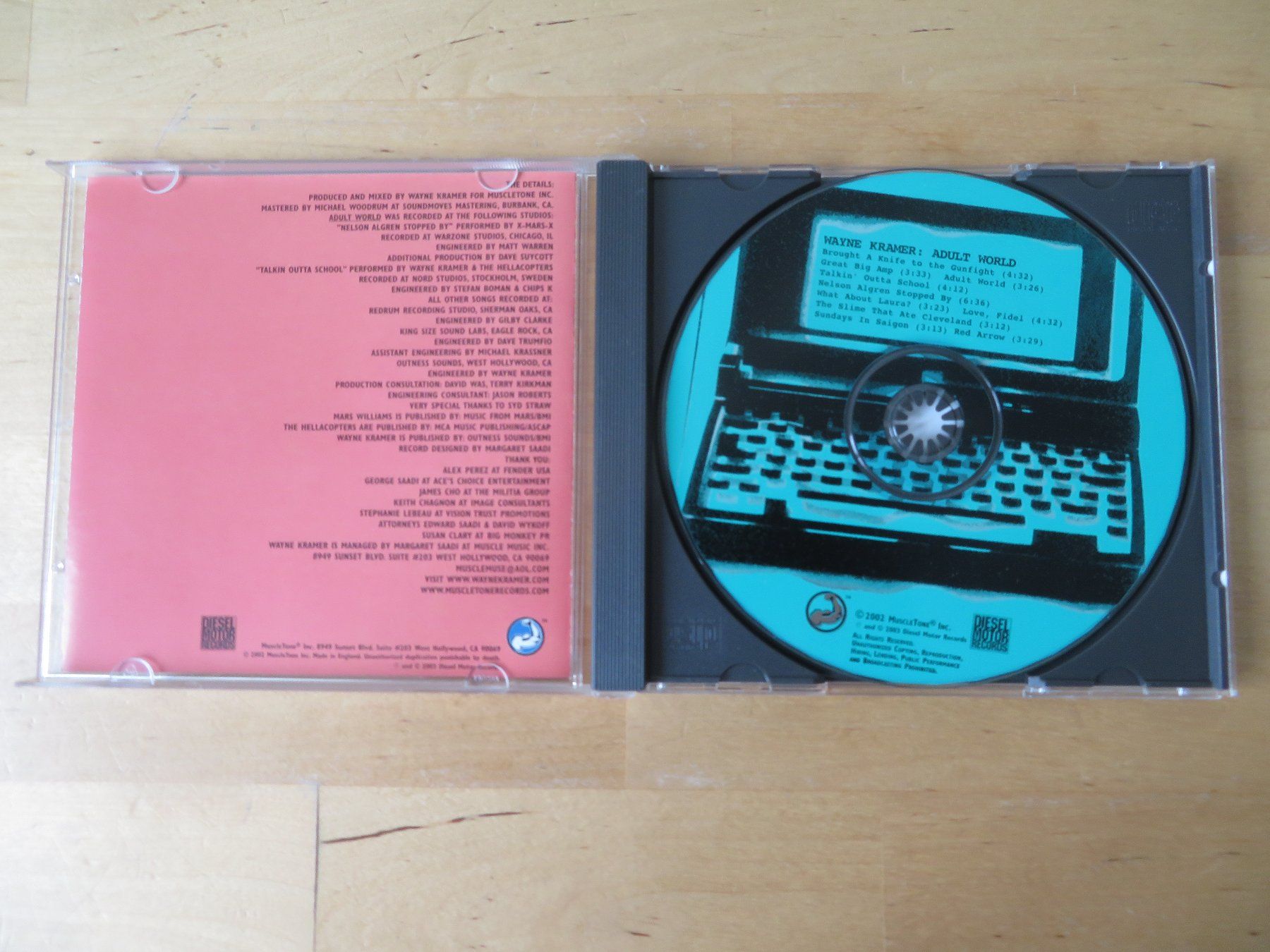 CD: WAYNE KRAMER (MC5) "Adult World" – Usato da zürich venduto da Goldimmund 1