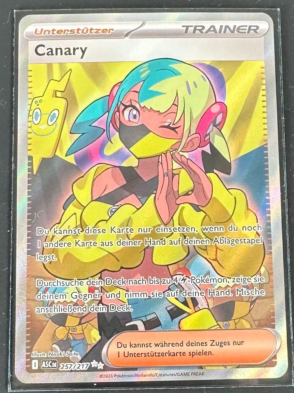 Pokémon Carte collezionabili: Canary 257/217 Deutsch Pokémon Trainer – Nuovo (secondo la descrizione) da Dübendorf venduto da TrimTrend