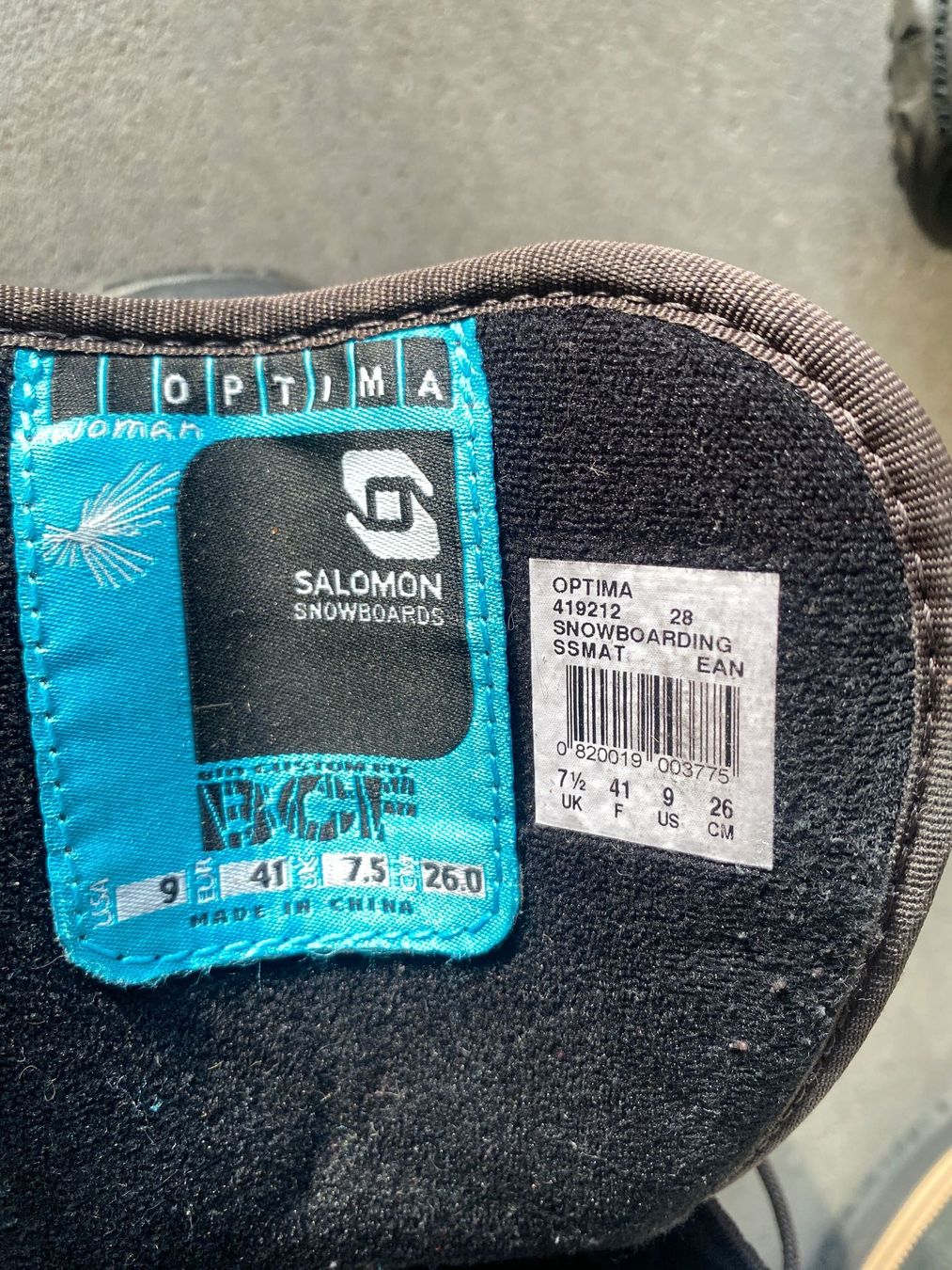 Salomon Damenschuhe: Snowboard Boot Salomon, 41 – Gebraucht aus Berikon von RockwellCommander 5
