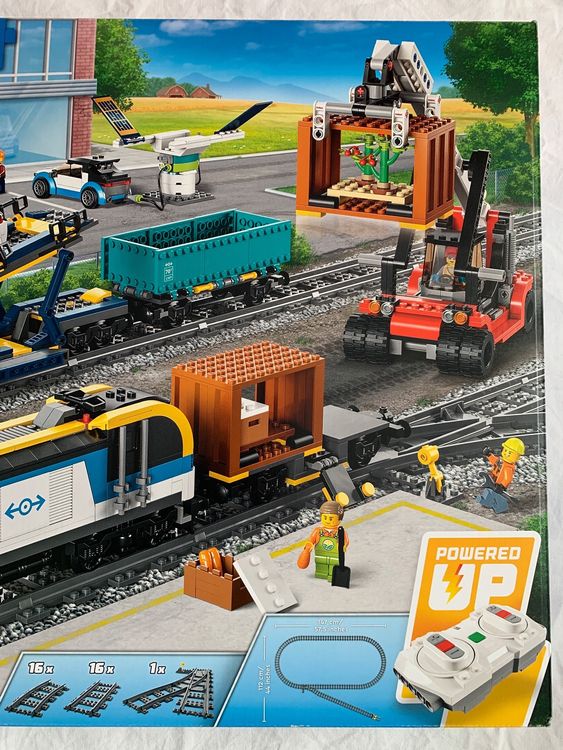 NEU OVP Lego City 60336 Güterzug mit Kranwagen etc. 7+ Bahn | Kaufen ...