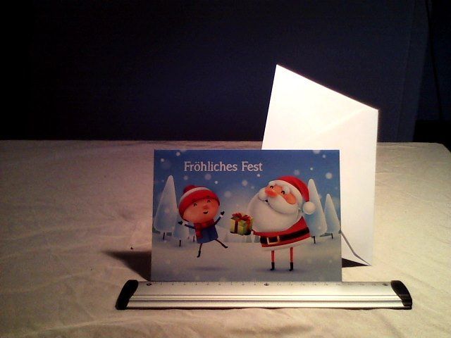 Cartoline: Weihnachtskarten 4 er Set, mit Couvert Santa Claus – Nuovo (secondo la descrizione) da Liesberg venduto da Concombres8478 1