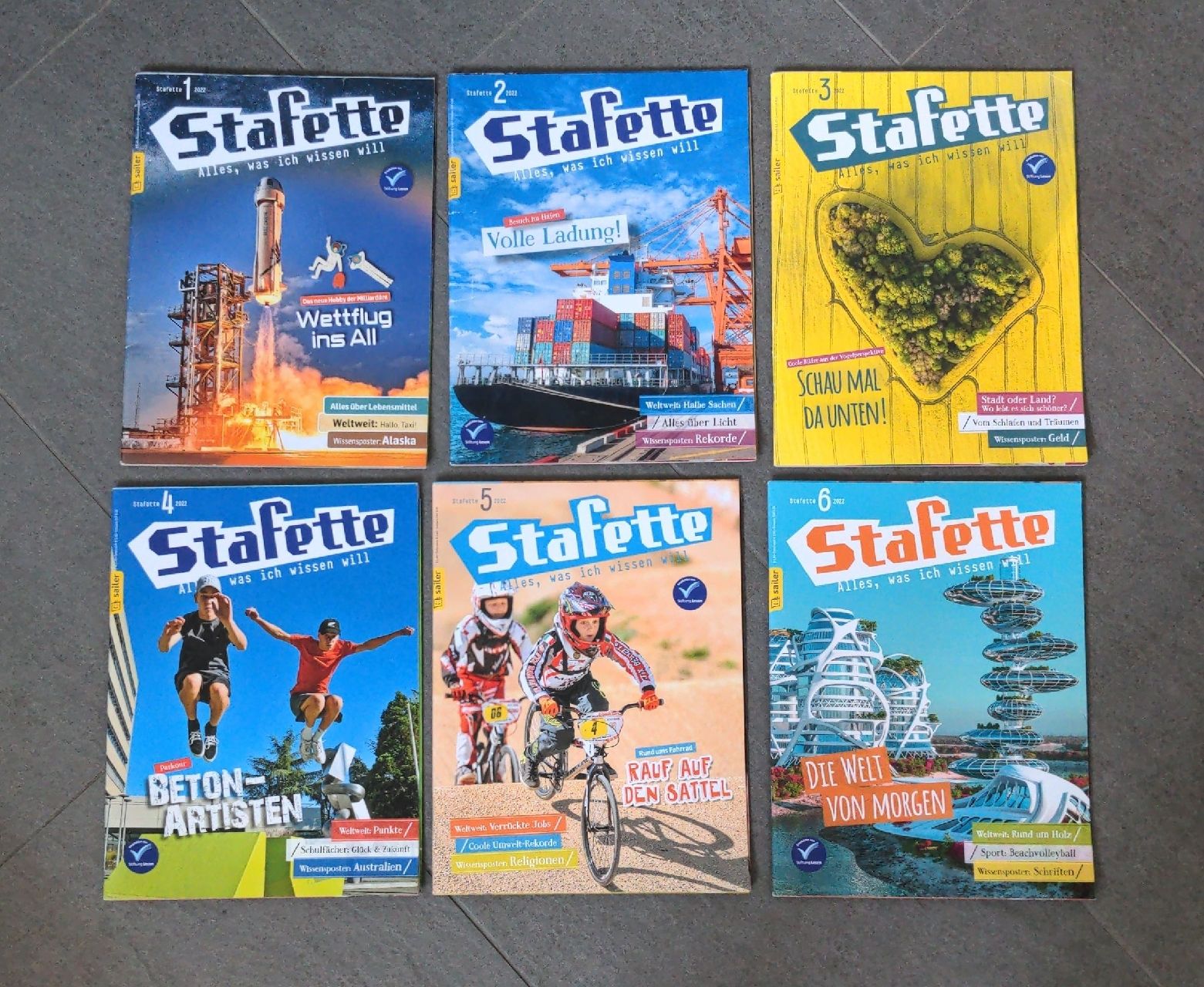 Riviste & Magazine: Stafette Zeitschrift 6 Stk. 2022 – Usato da Sutz venduto da Rawypp