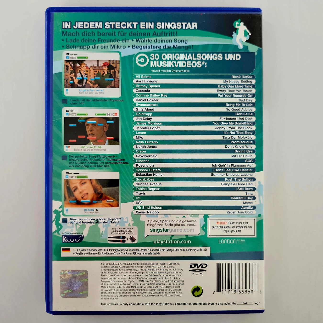 Sony Giochi: Singstar Pop Hits (PS2) – Usato da Holziken venduto da Miglioregamesnmore 1
