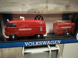 Volkswagen vw bus t1 Feuerwehr Anhänger Oldtimer Classic 