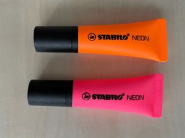 2x Leuchtstifte / STABILO Boss