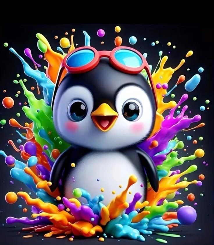 Kit bricolage: Diamond Painting: Pinguin 20x20cm – Nuovo e nell'imballaggio originale da Teufenthal AG venduto da MeineSchatztruhe