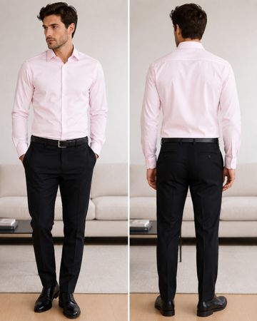 Hugo Boss Businesshemd in Rosa Gr. 38/15
