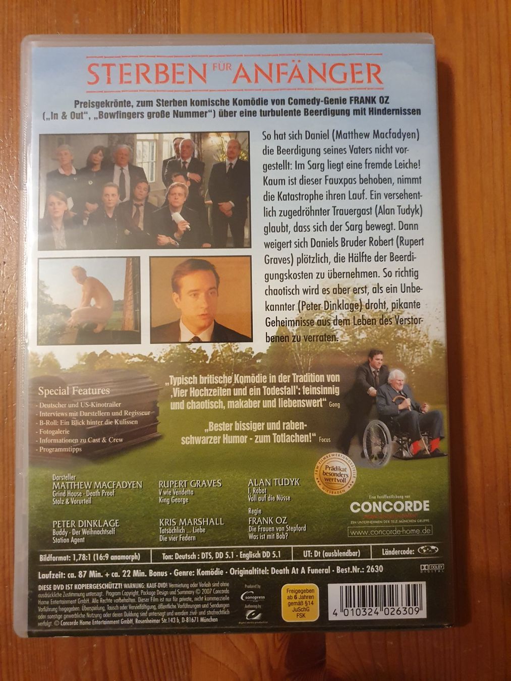 Tutti i DVDs: Sterben für Anfänger - DVD - – Usato da Wiedlisbach venduto da leiku88 1