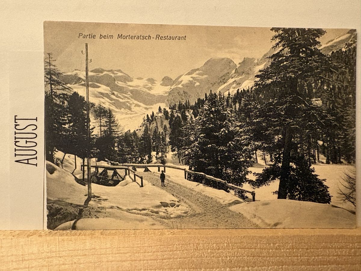 Cartoline postali: AK von Partie bei Morteratsch Restaurant – Usato da Rümlang venduto da Kartenpost1