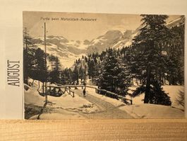AK von Partie bei Morteratsch Restaurant