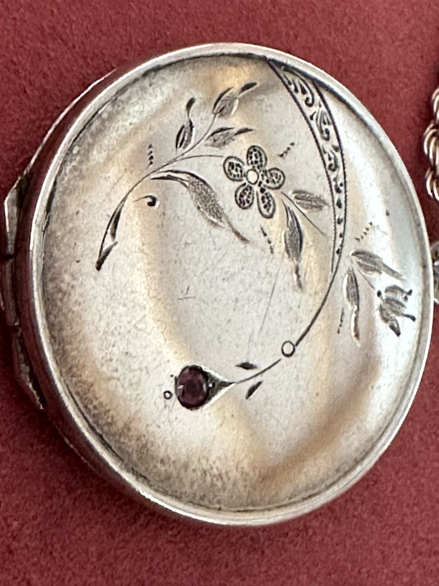 Anhänger: Alte Vintage Silbermedaillion – Gebraucht aus Herbriggen von Sehrazade 5