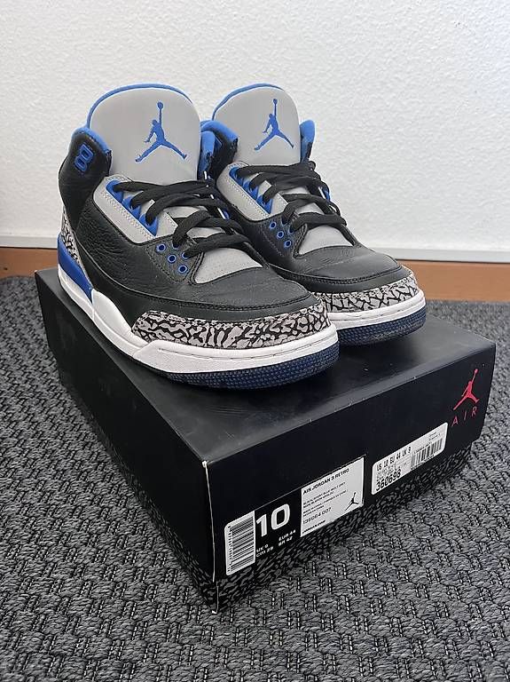 Scarpe da uomo: Air Jordan 3 Sport Blue US10 – Usato da Spreitenbach venduto da mil_hm8s