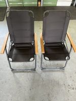 2 Faltstühle Campingstühle mit Armlehne
