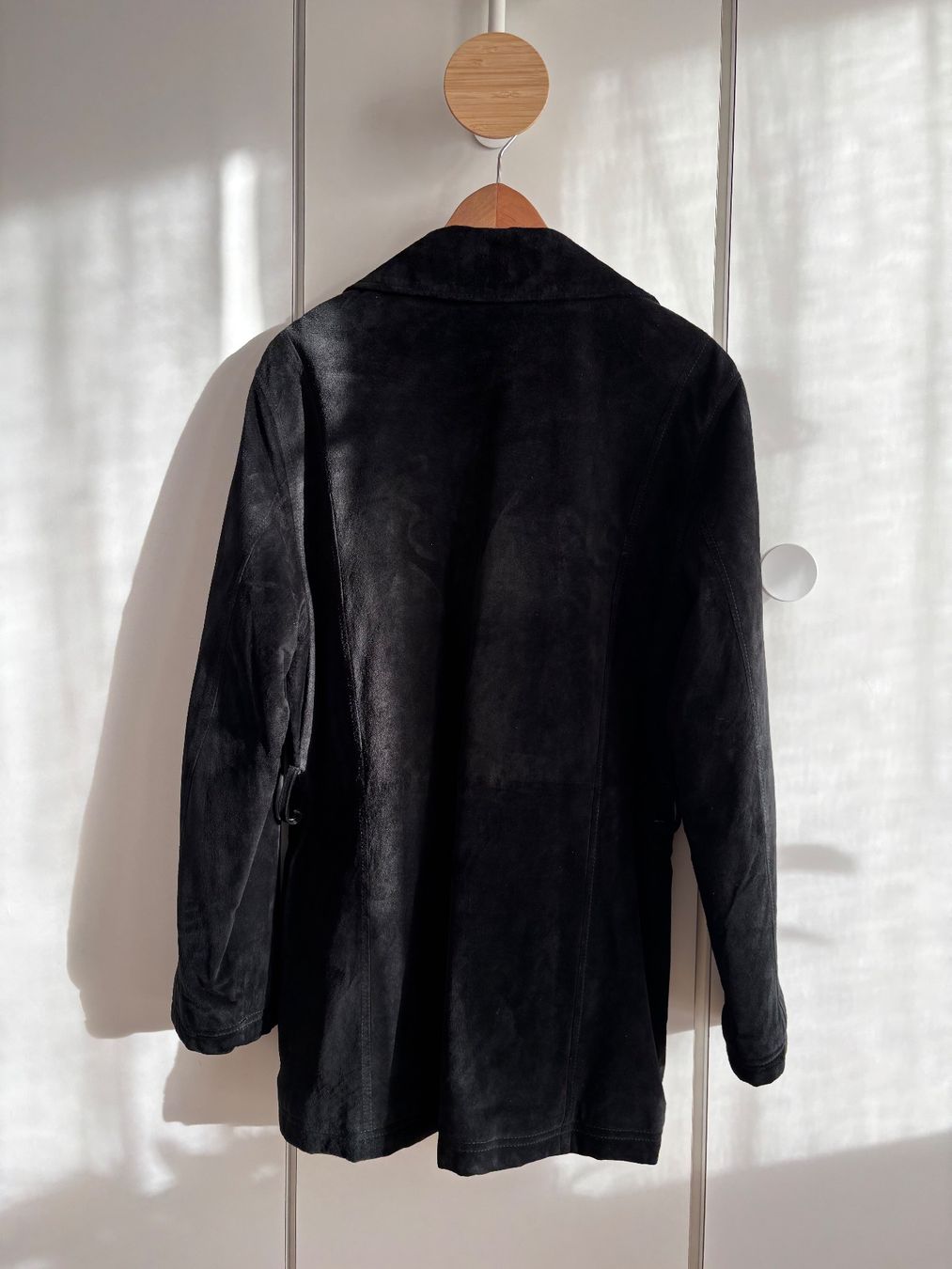 Giacche: Lange Jacke aus Veloursleder – Nuovo (secondo la descrizione) da Niederrohrdorf venduto da Madoqua 1