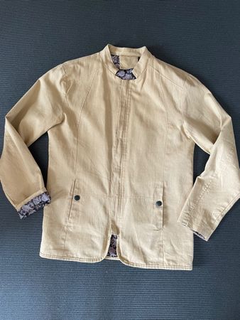 Veste beige doublée en lin taille M état neuf