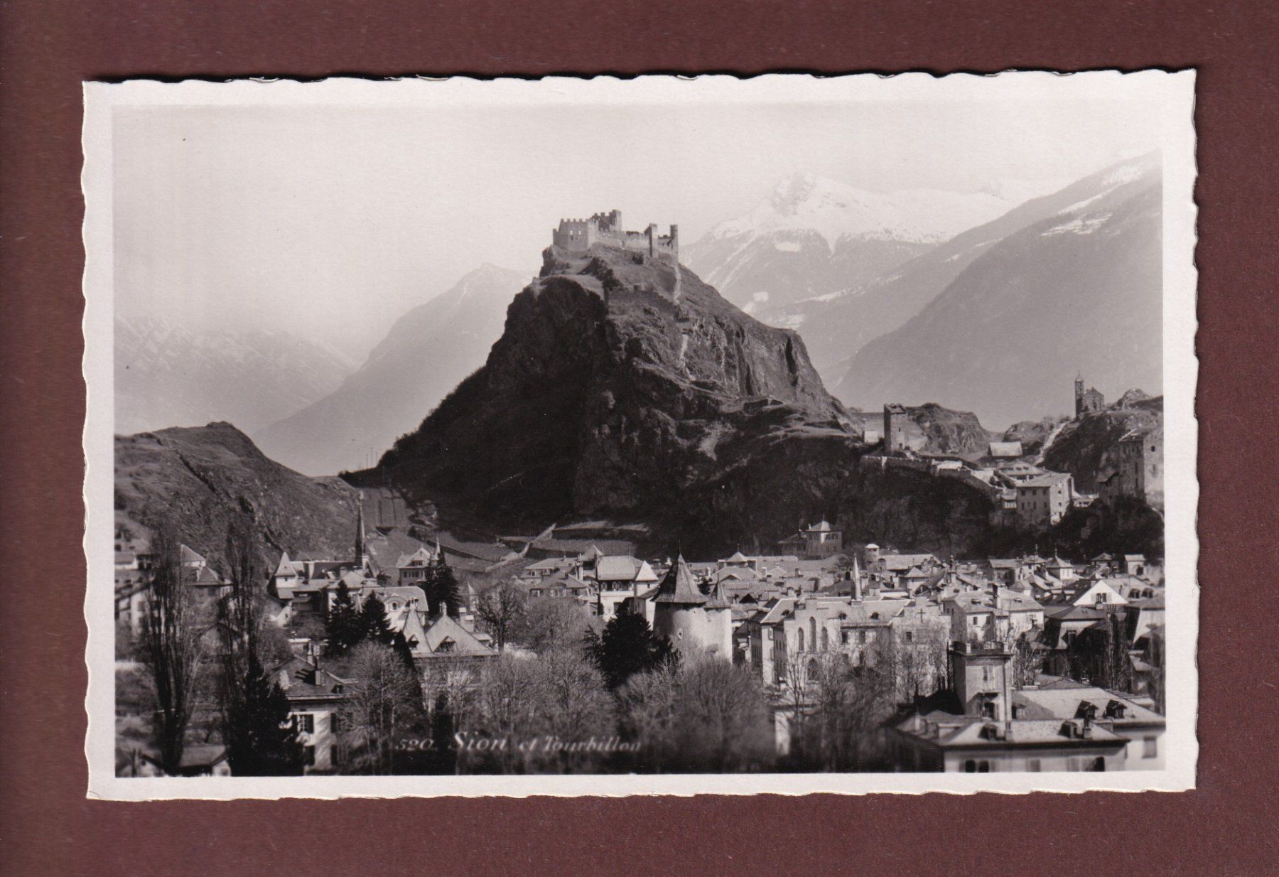 Ansichtskarten: SION et Tourbillon – Gebraucht aus Pully von nicecards-shop