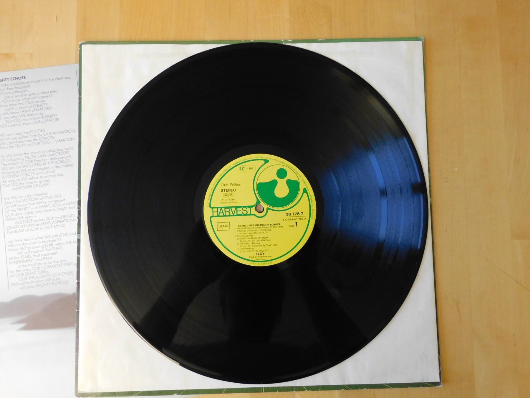 Dischi in vinile: Eloy - Silent Cries And Mighty Echoes – Usato da Emmenbrücke venduto da Dickens 3