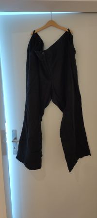 bpc Damen Hose Schwarz Stoffhose Bünde (Farbflecken)