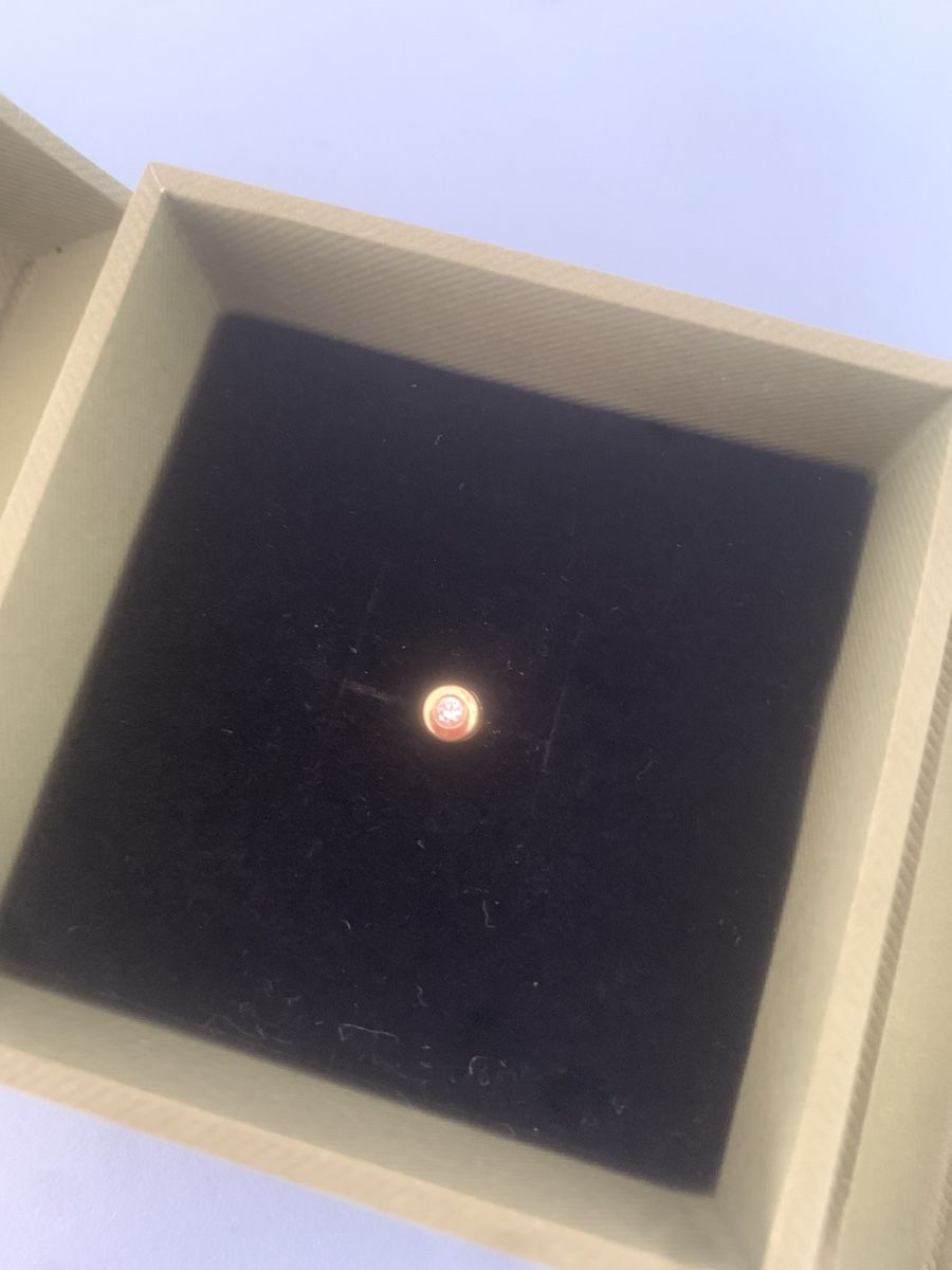 Orecchini pendenti & Orecchini a lobo: Ohrstecker Einzeln Gold mit Diamand – Usato da Zürich venduto da MK124 1
