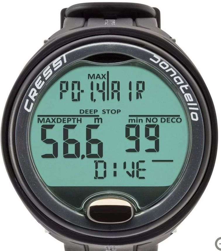Cressi Orologi: Tauchcomputer Cressi Donatello – Nuovo e nell'imballaggio originale da Pfäffikon ZH venduto da Deko-Stopp 2