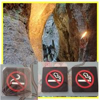 Panneau non fumeur(4pce)Notausgang/Glas&Flasche Untersetzer!