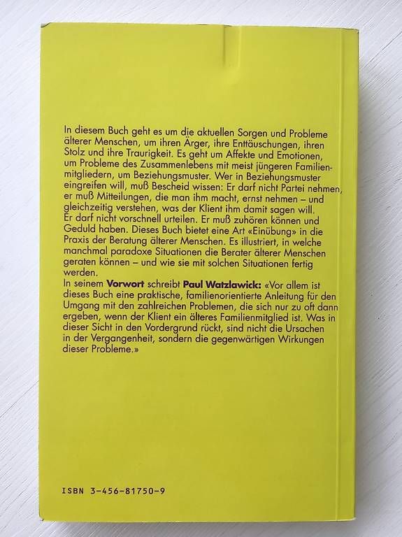 Bücher: Beratung älterer Menschen und ihrer Familien – Gebraucht aus Zürich von bekni 1