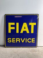 Original Fiat Service Emailschild 60/70er Jahre